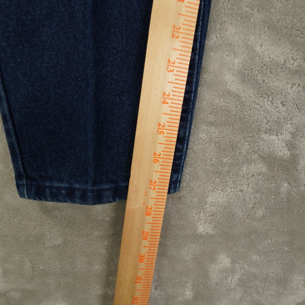 Vintage Lee High Waisted Tapered Leg 80s Jeans Women's 12P Dark Wash 28x27.5 - Picture 5 of 10